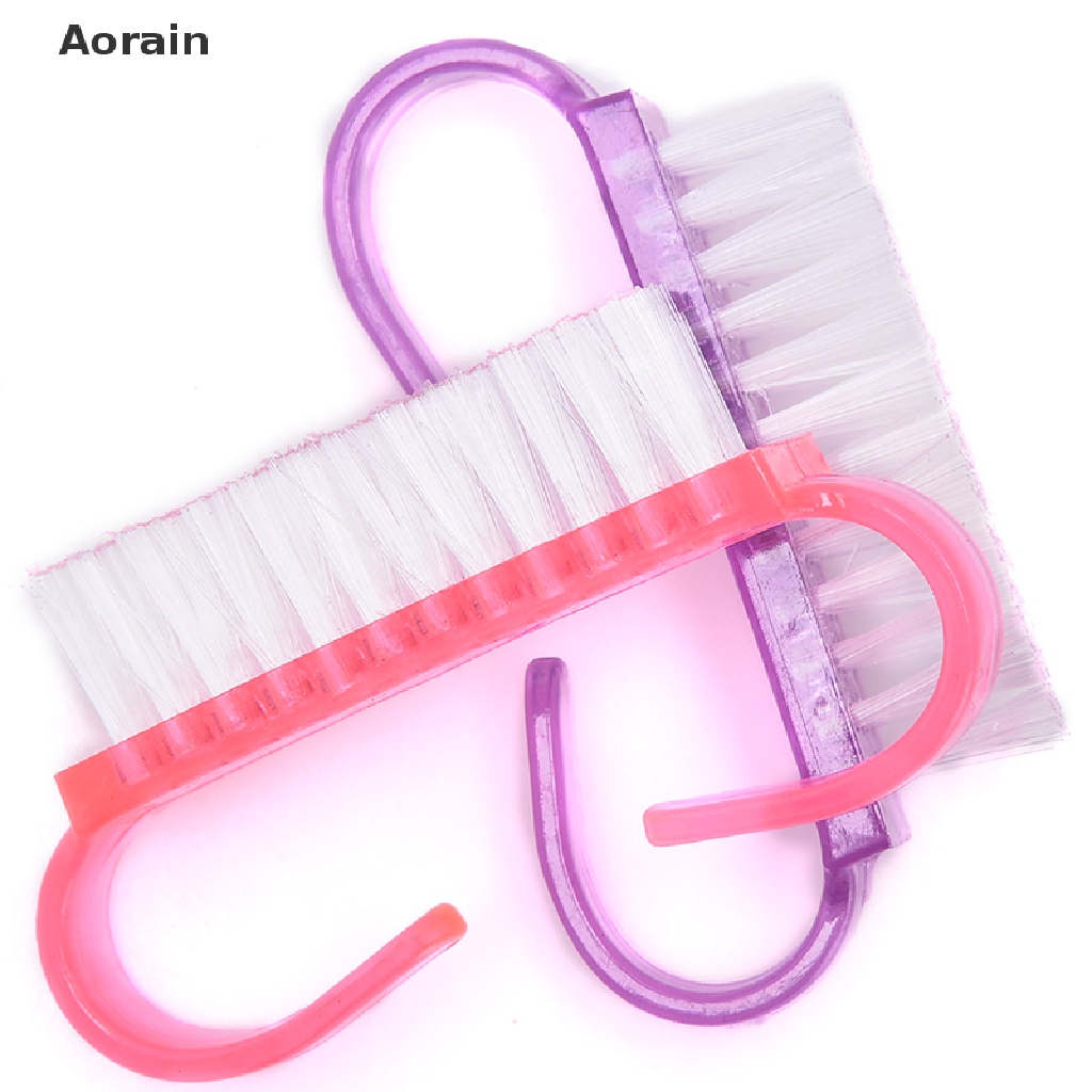 1 Bàn Chải Nhựa Làm Sạch Bụi Móng Tay