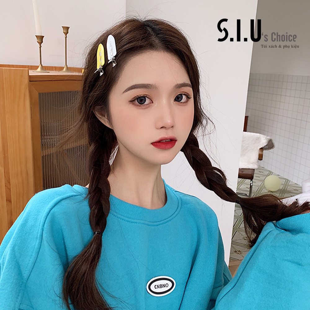 Kẹp tóc mỏ vịt Siu's Choice trơn không đường may phong cách hàn quốc - SIUPK32