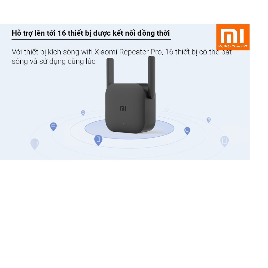 Kích sóng Wifi Xiaomi Repeater PRO 300 Mbps