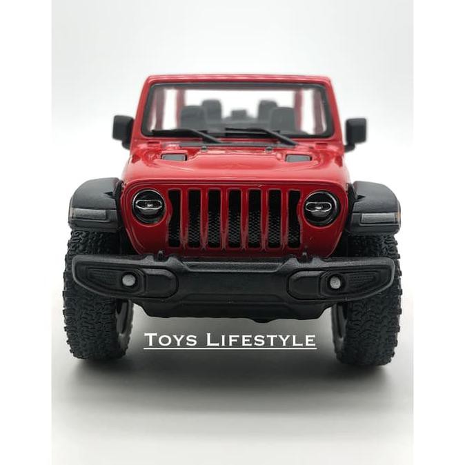 Mô Hình Xe Jeep Wrangler 2018 1: 34 Mã 005)