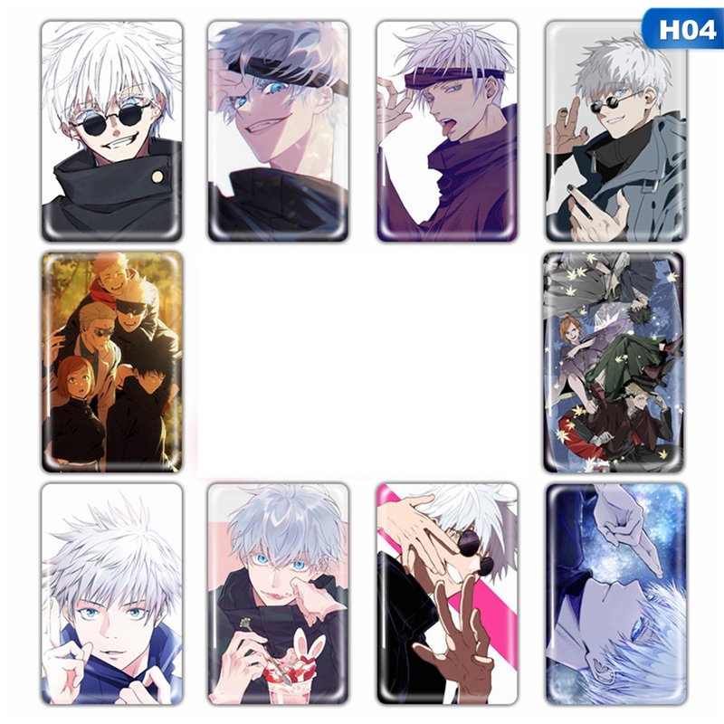 Bộ 10 Thẻ Ảnh Nhân Vật Hoạt Hình Anime Jujutsu Kaisen Storu