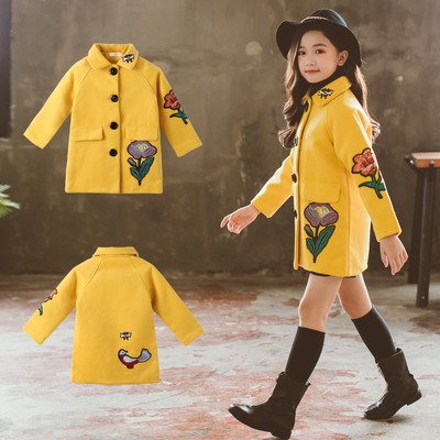Áo măng tô cho bé gái 25kg 30kg 35kg 40kg☑️ áo khoác trẻ em nữ 12 tuổi☑️ Thời trang 7 tuổi