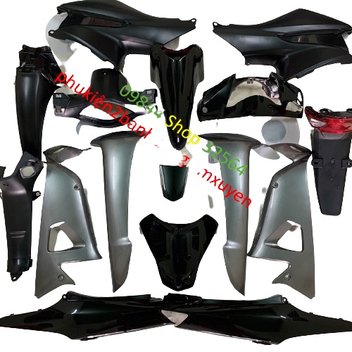 Fuil dàn áo xe WAVE S 100 MÀU ĐEN -WAVE RS-WAVE A 100-wave 50cc -LOẠI ĐẸP