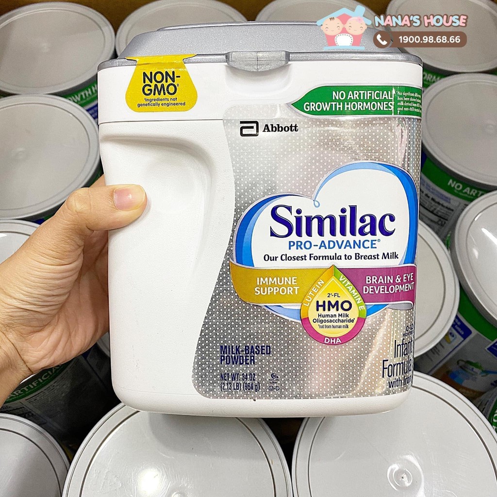 Sữa Similac Pro Advance HMO - Similac Pro Advance cho bé đủ mẫu 658gr, 873gr và 964gr