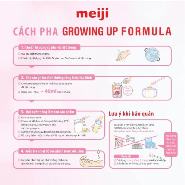 Sữa Bột Meiji Số 1 Nội Địa Nhật Lon 800g