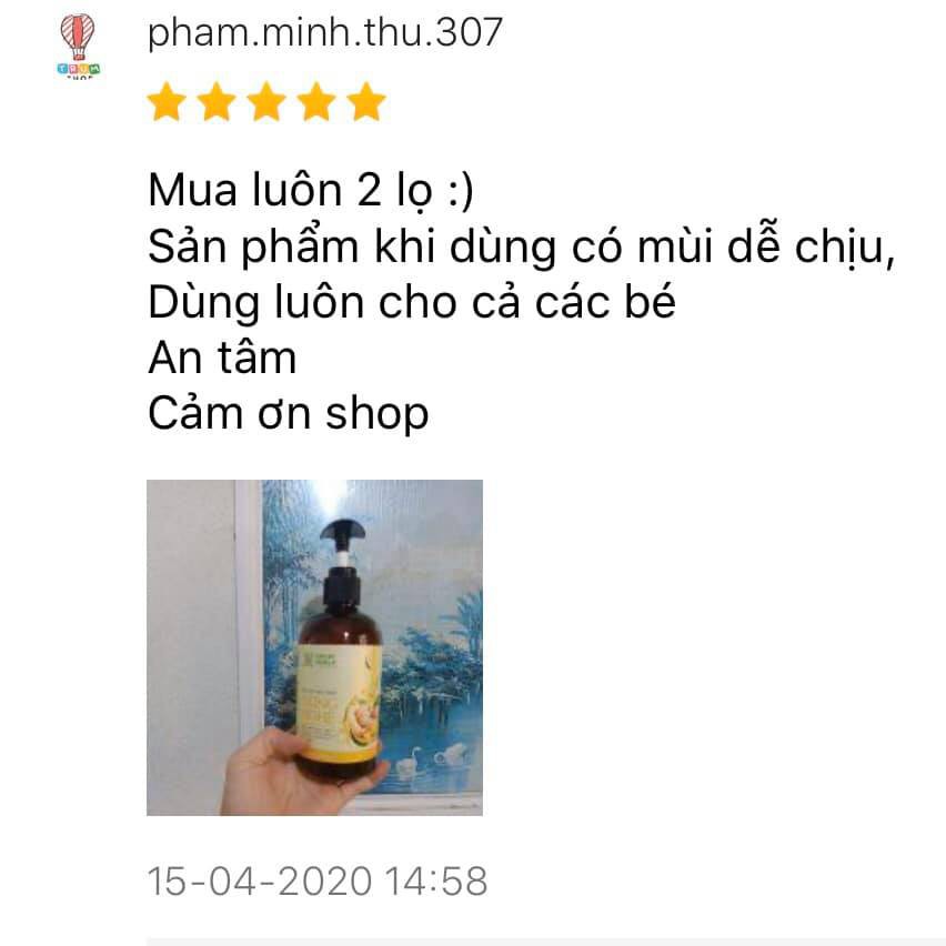 [Mẹ&Bé] Sữa Tắm Thảo Dược Gừng Nghệ COCAYHOALA với 9 loại thảo dược lành tính, an toàn cho bà bầu, mẹ sau sinh & trẻ nhỏ | BigBuy360 - bigbuy360.vn