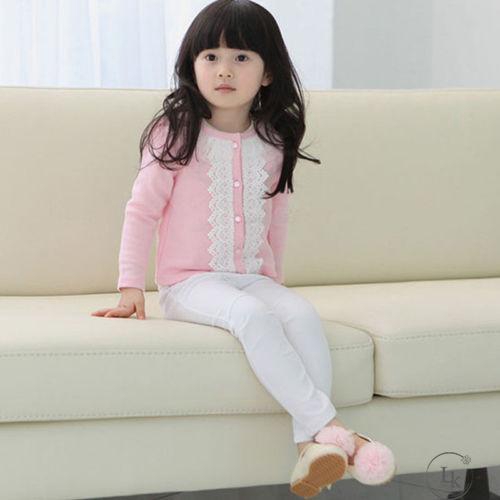 Áo Khoác Cardigan Giữ Ấm Cho Bé Gái