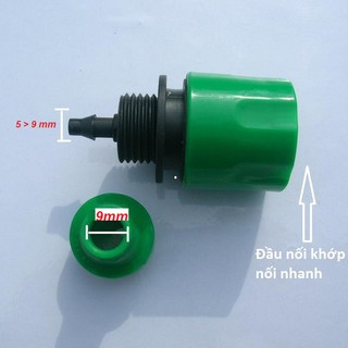 ĐẦU NỐI ỐNG 5mm - 9mm RA NỐI KHỚP - 000698