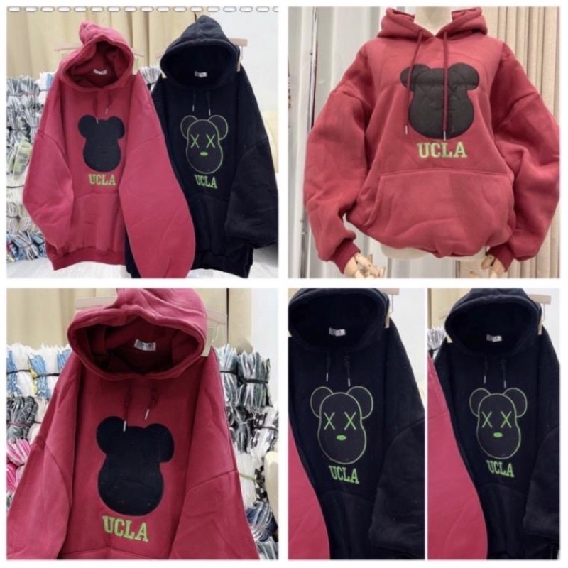 Áo Nỉ Sweater Noel Hình Gấu Form Rộng Freesize❤️Áo Nỉ Bông Giáng Sinh Nam Nữ  Mẫu Mới Hot Hit