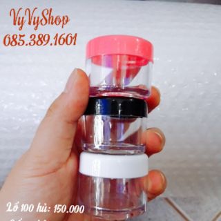 Combo 100 hủ kiếng 20g nắp đen