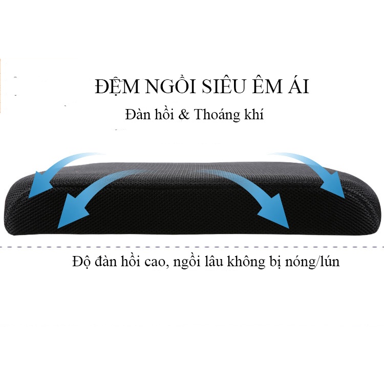 Ghế Văn Phòng Chân Quỳ Lưng Cao Ghế Làm Việc Khung Thép Siêu Bền Lưng Lưới Thoáng Mát Hàng Nhập Khẩu