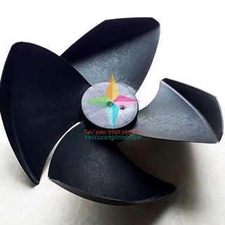 Cánh quạt 4 cánh, ĐK 34 cm, trục 8-12mm, ngược chiều thay thế cho quạt điều hòa hơi nước
