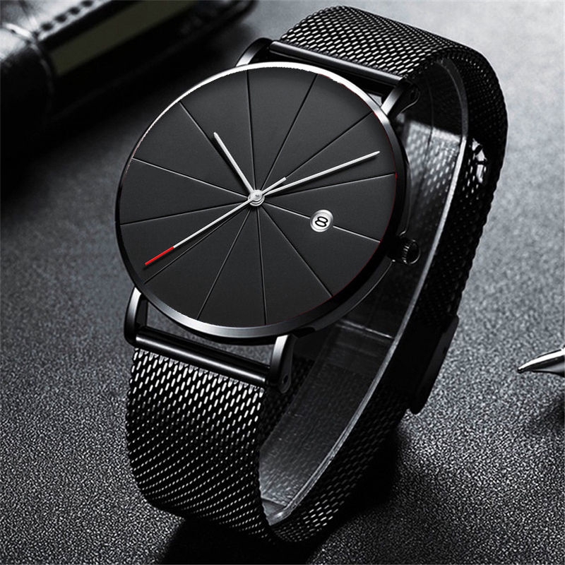 Đồng hồ dây đeo thép không gỉ hợp thời trang cho nam | BigBuy360 - bigbuy360.vn