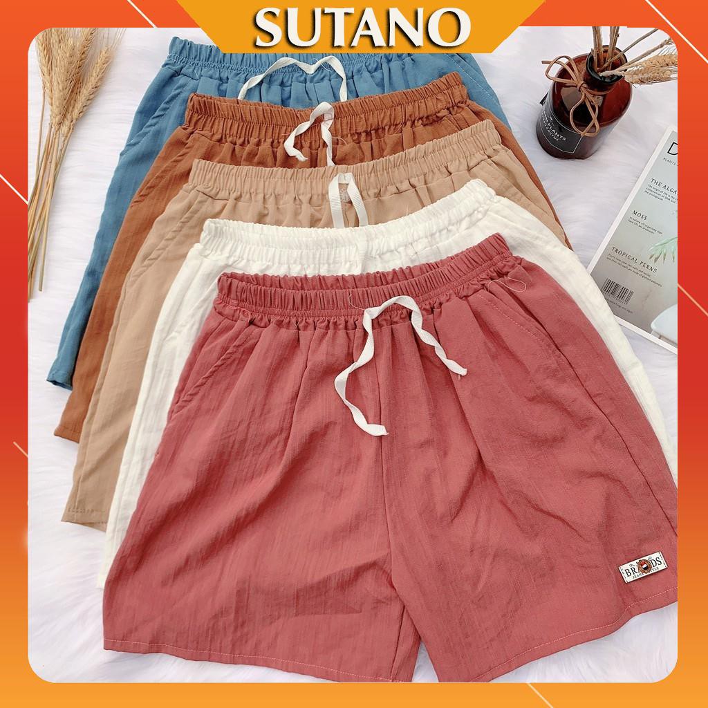 Quần Đùi Nữ, Quần Đũi Ống Rộng Mặc Ở Nhà, Đi Chơi, Vải Đũi Siêu Mát , Nhẹ Nhàng, Thấm Hút Mồ Hôi Cực Tốt - Q342
