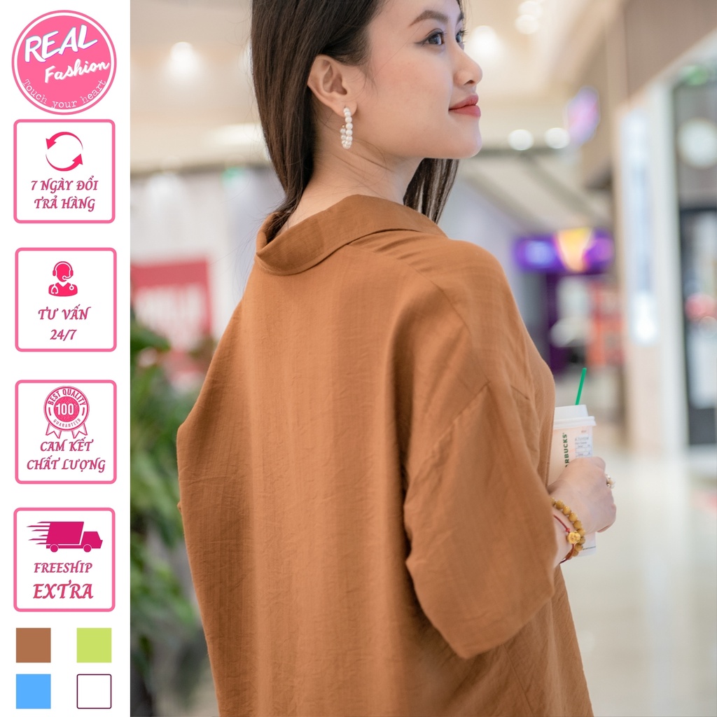 Set quần short áo sơmi cộc tay chất vải Đũi Hàn quốc,bộ đồ mặc mùa hè cực thoáng mát Real Fashion