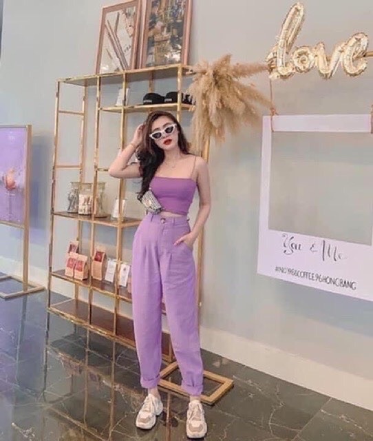 Áo 2 dây cọng bún dày dặn chất borip | BigBuy360 - bigbuy360.vn