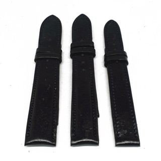 Dây đồng hồ da bò màu đen PH8115 ( Size 16-18-20 )