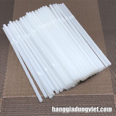 Ống hút nhựa trắng bịch 70 ổng loại tốt