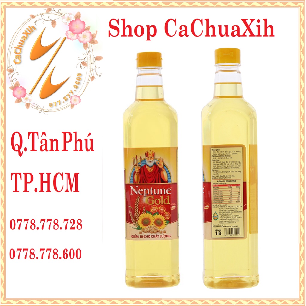 Dầu ăn Neptune Light thượng hạng 1L