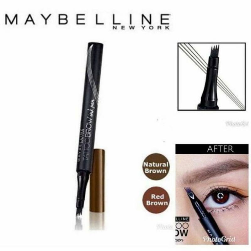 (Hàng Mới Về) Bút Xăm Chân Mày Maybelline Cao Cấp Tiện Dụng