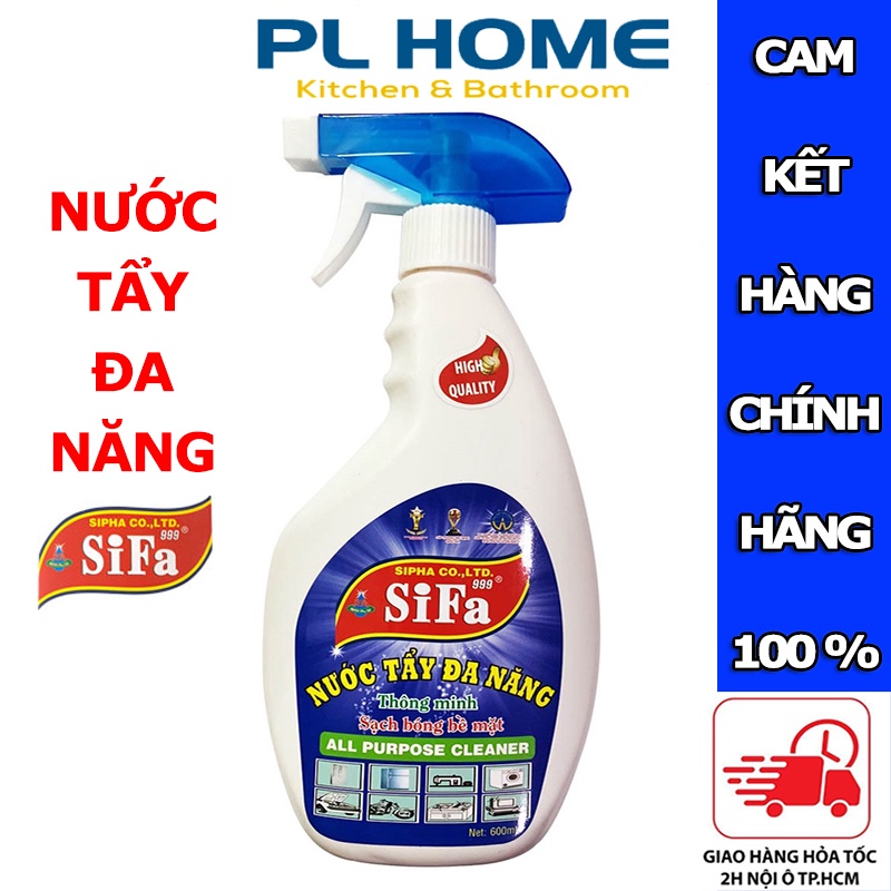 Nước tẩy đa năng thông minh Sifa 600ml