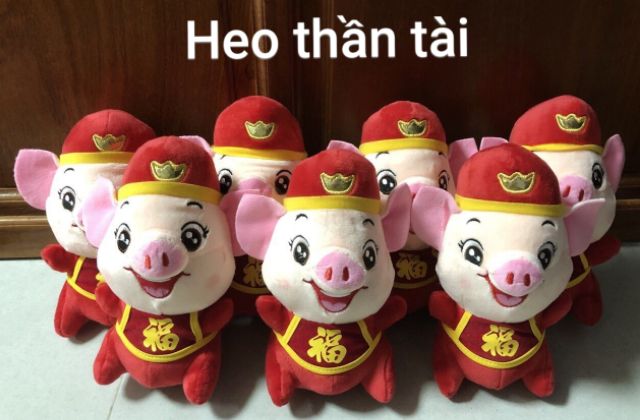 Gấu bông heo thần tài _ rước tài lộc