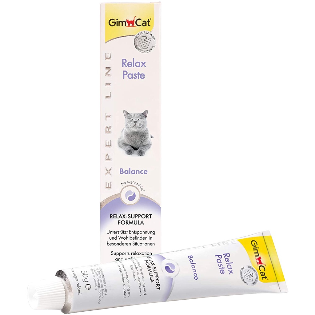 Gel Gimcat Relax Paste giúp thư giãn, giảm stress và căng thẳng cho mèo (50gr)