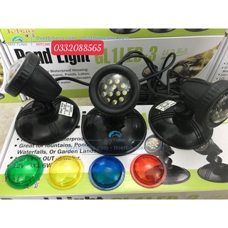 Đèn led âm nước cho hồ koi - hồ non bộ, đèn dành cho hồ cá koi JEBAO GL