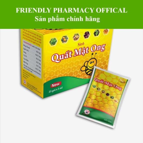 Siro ho Quất Mật Ong – Hỗ trợ bổ phế, giảm ho do lạnh, viêm họng, viêm phế quản