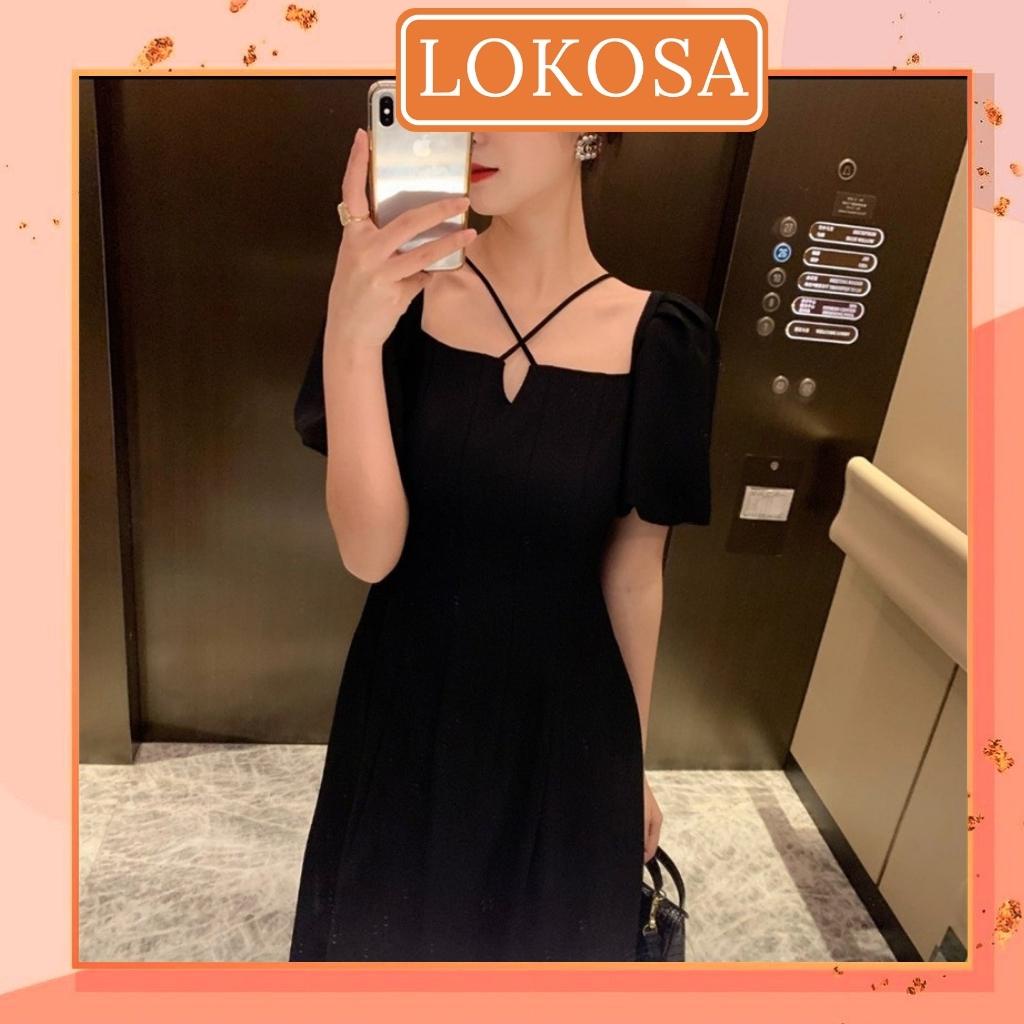Váy Trắng Dự Tiệc Nữ Sang Trọng LOKOSA Đầm Xòe Công Chúa Dáng Dài Thiết Kế Cao Cấp Công Sở VD097