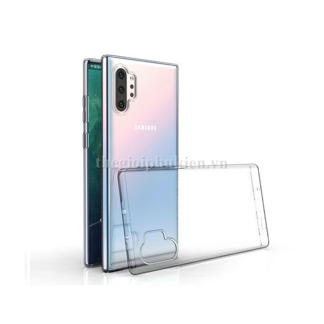 Ốp lưng SamSung Galaxy Note 10 Plus silicon dẻo trong suốt ( GIÁ SỈ )