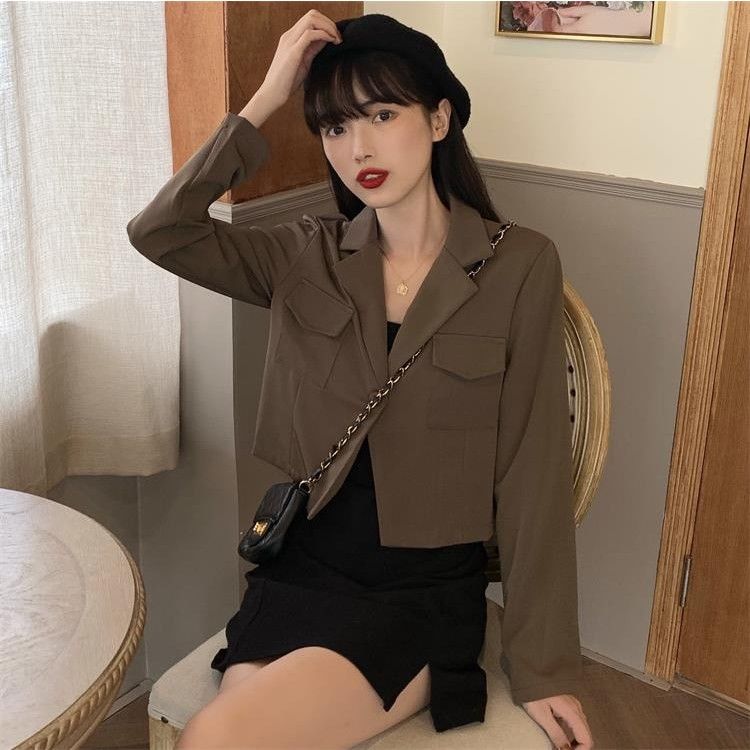 Áo Khoác Blazer Tay Dài Thời Trang Công Sở Cho Nữ