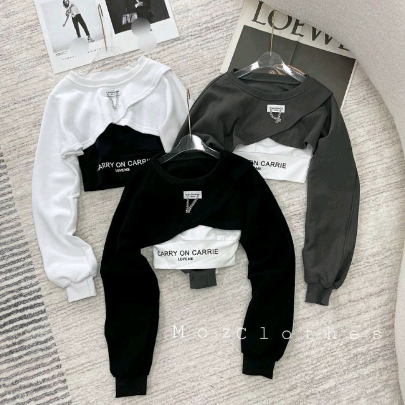 Sét áo cặp phối xích in chữ cực xinh❣️