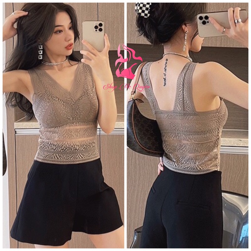 Áo bra ren nữ bản to kèm mút ngực, chất liệu ren mềm mịn cao cấp tôn dáng cho nàng