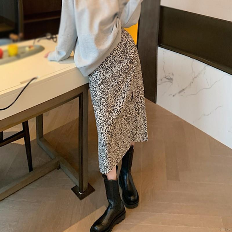 Chân Váy Dài Xẻ Tà Họa Tiết Da Báo Thời Trang Cho Nữ | BigBuy360 - bigbuy360.vn