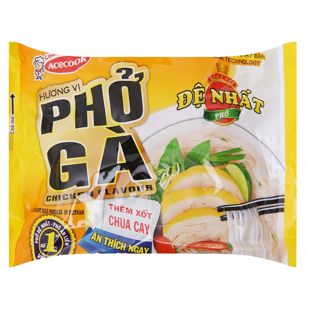 Phở Gà Đệ Nhất Thùng 30 Gói x 65g/gói