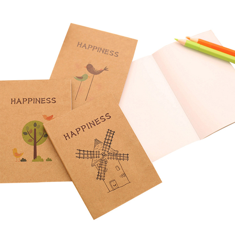 Sổ vẽ cầm tay HAPPINESS 40 tờ - Giá rẻ nhất