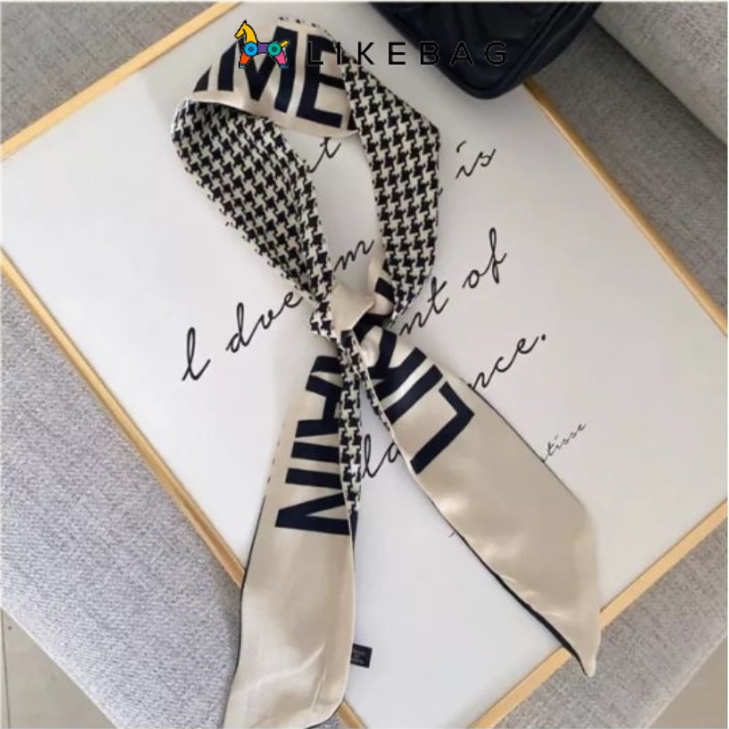 Khăn lụa trang trí túi xách Likebag