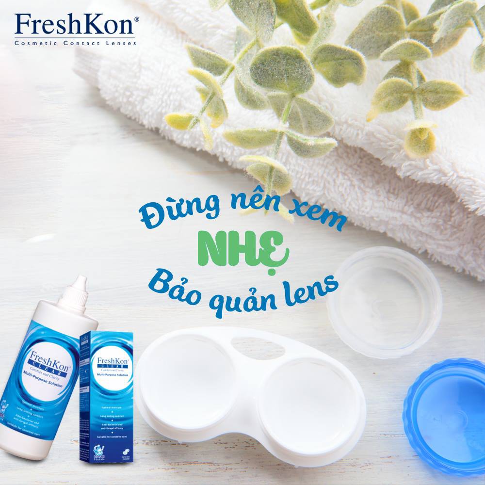 Dung dịch ngâm và rửa kính áp tròng FreshKon CLEAR