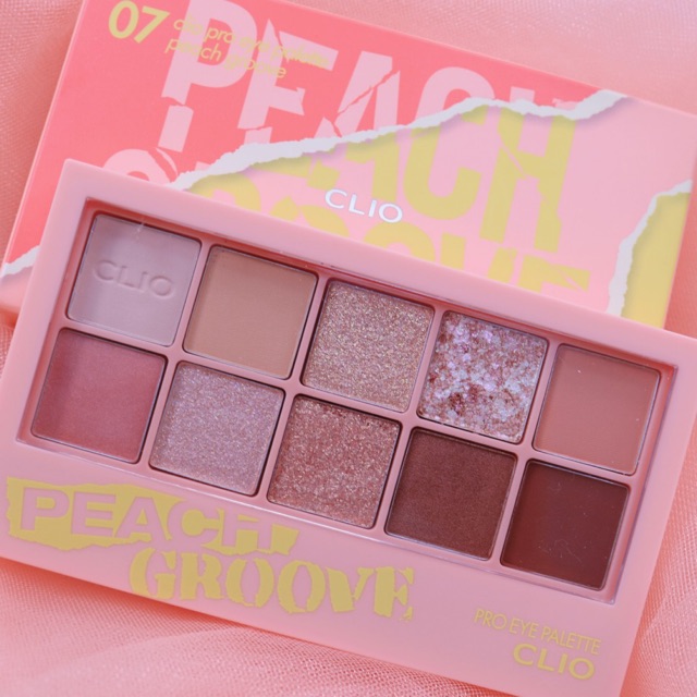 [ BẢNG 7 - PEACH GROOVE ] BẢNG PHẤN MẮT CLIO PRO EYE PALETTE