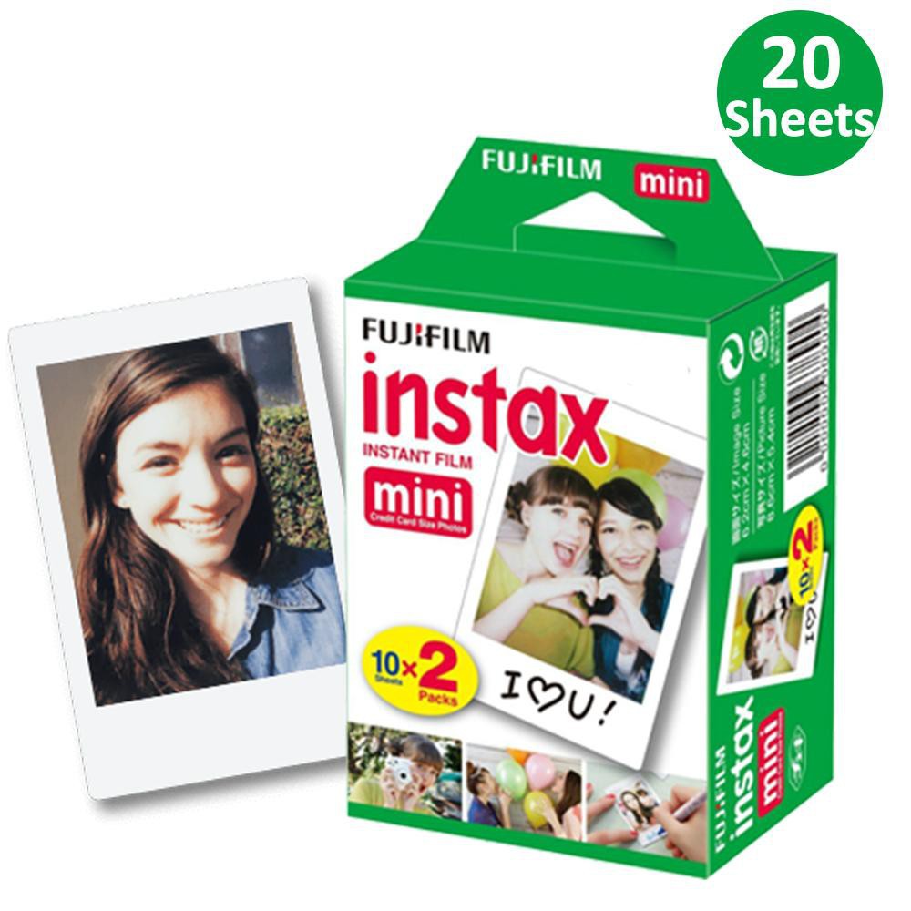 Film cho máy ảnh Fujifilm Instax Mini chính hãng (hộp 20 tấm) - Độ bền lên tới 40 năm - Chính Hãng