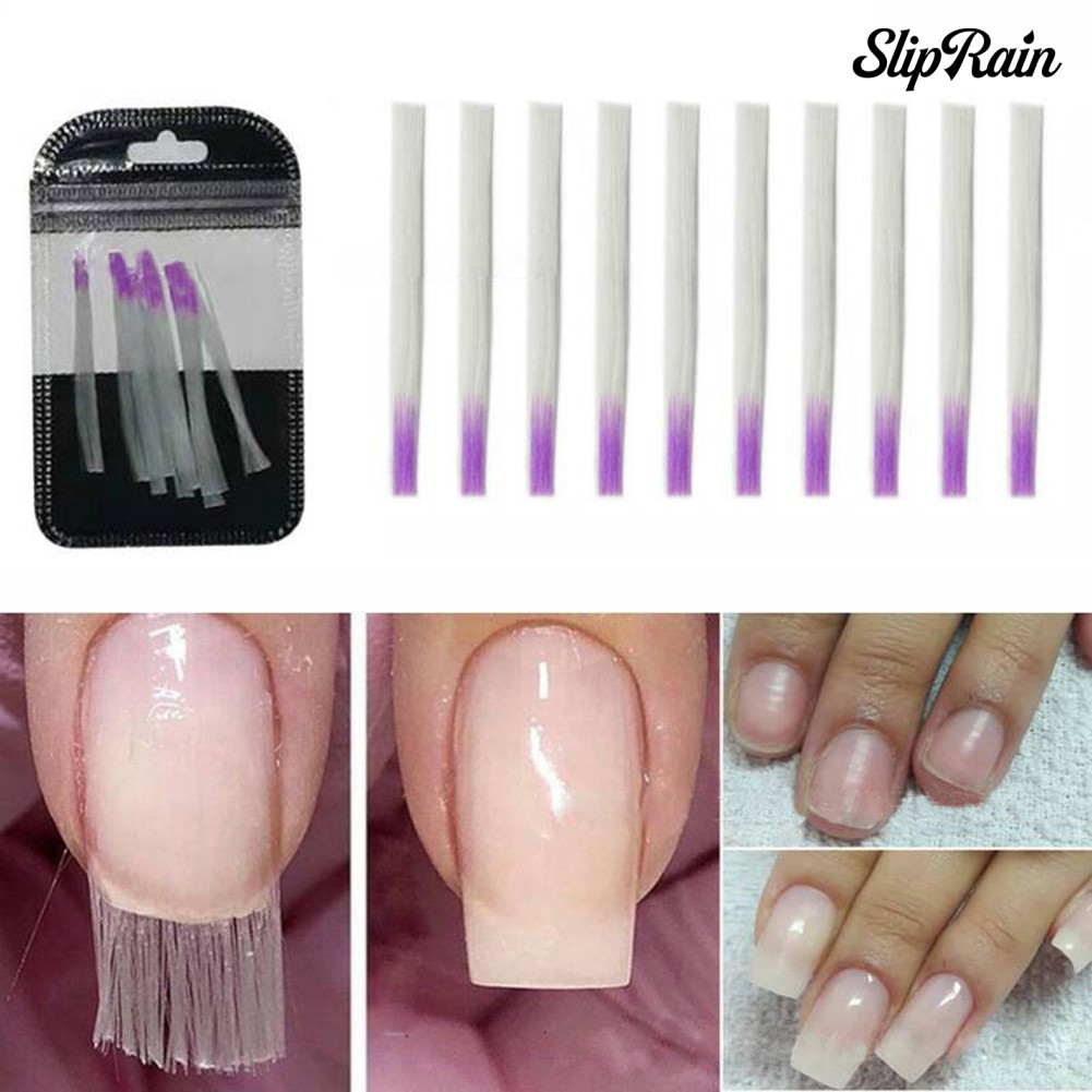 (Hàng Mới Về) Set 10 Sợi Thủy Tinh Nối Dài Móng Tay