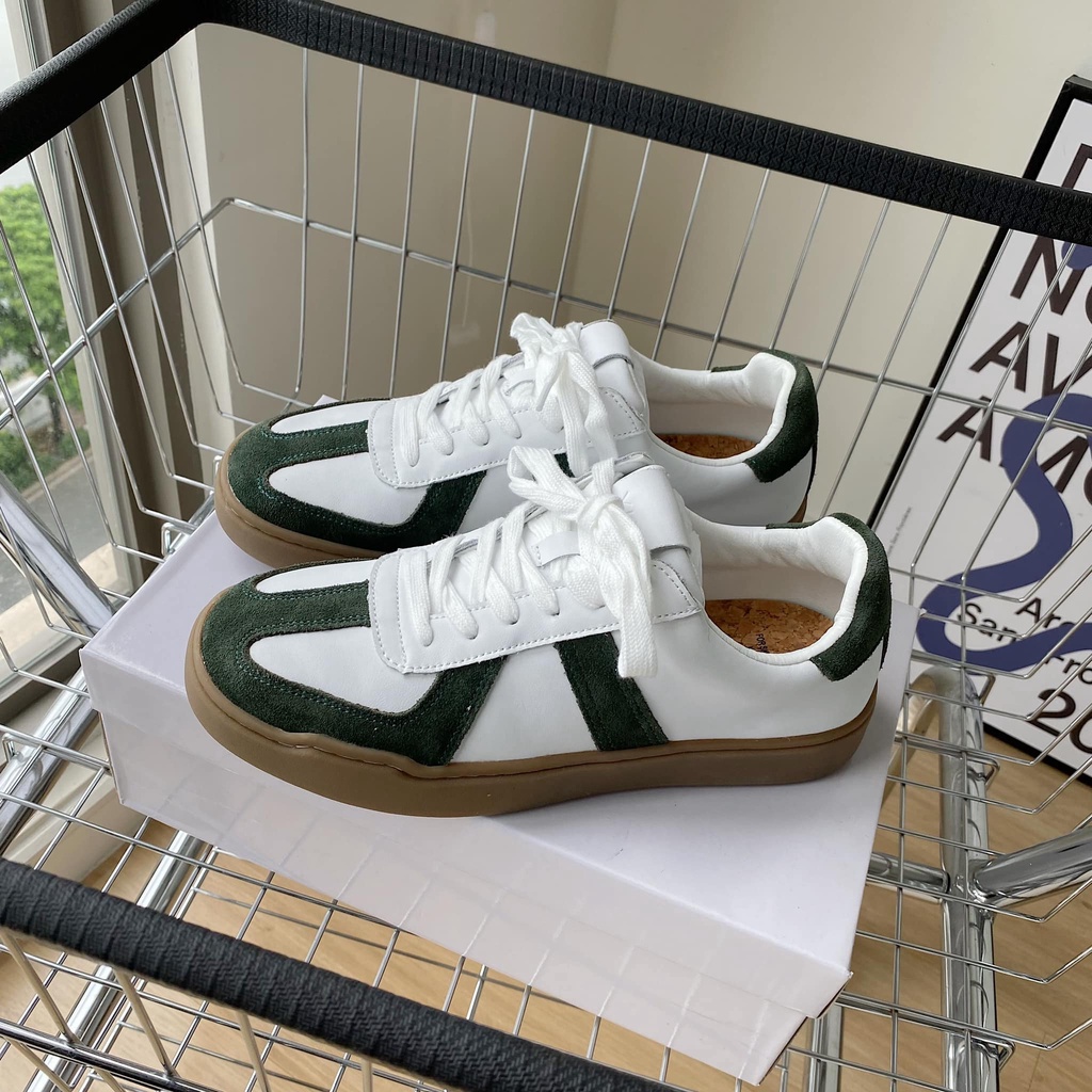 Giày Sneaker 7701 Xanh Lá