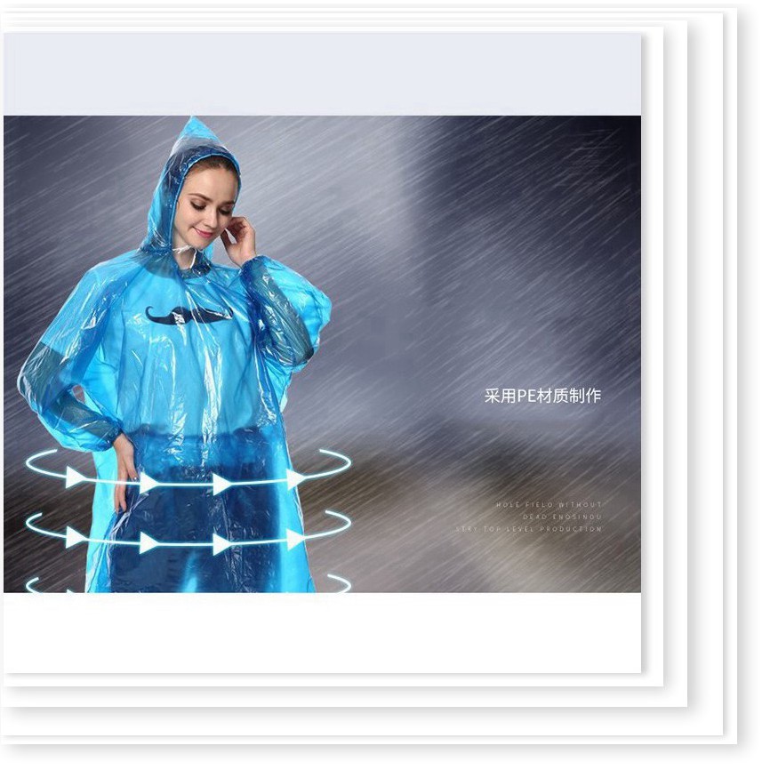 Áo mưa 1 người trong suất thời trang chống thấm chống gió - GD0693