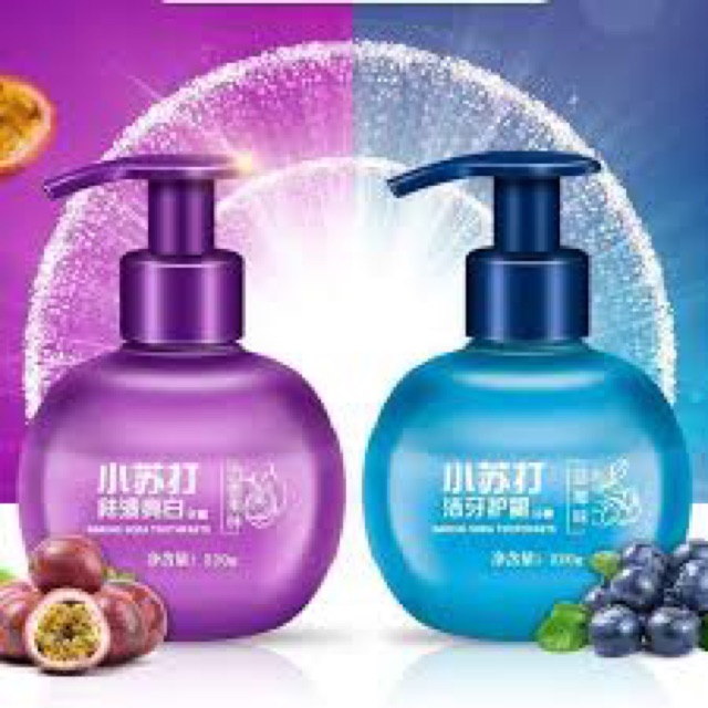 Kem đánh răng baking soda vị hoa quả