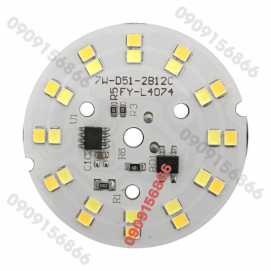 Mắt led vỉ tròn 7W , 220v ( 3 màu) | BigBuy360 - bigbuy360.vn