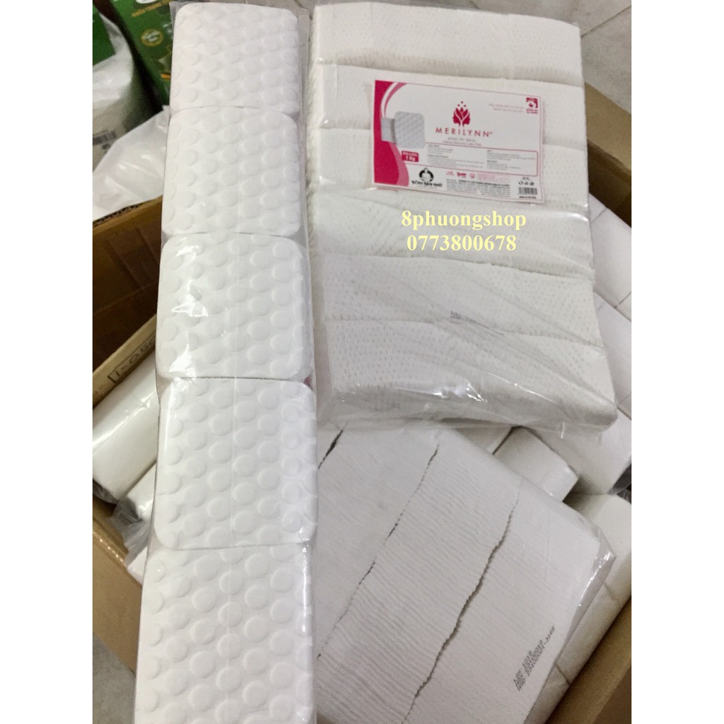 Combo 6kg bông tẩy trang Merilynn ( gói 1kg ) - Bông Bạch Tuyết