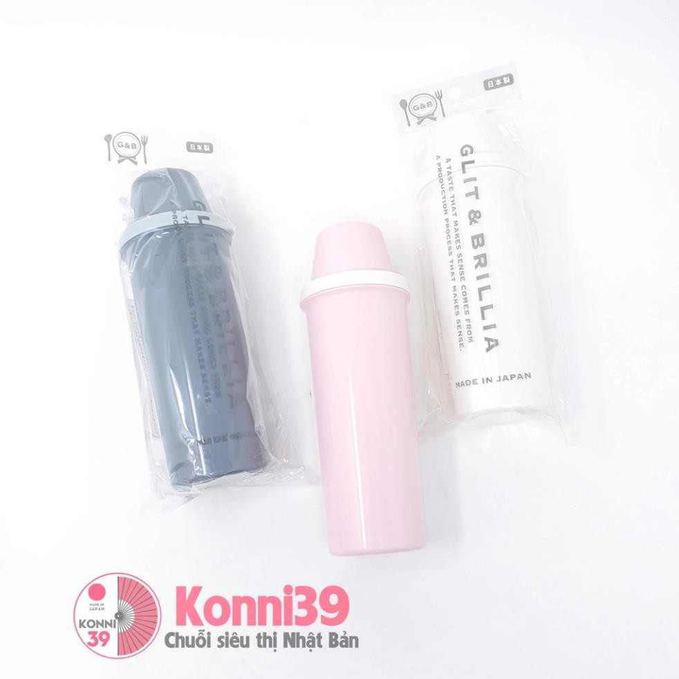 Bình đựng nước G&amp;B 420ml⚡𝗙𝗥𝗘𝗘 𝗦𝗛𝗜𝗣 ⚡thích hợp để các bé mang nước đi học, có kèm cốc, rất tiện lợi để trong cặ
