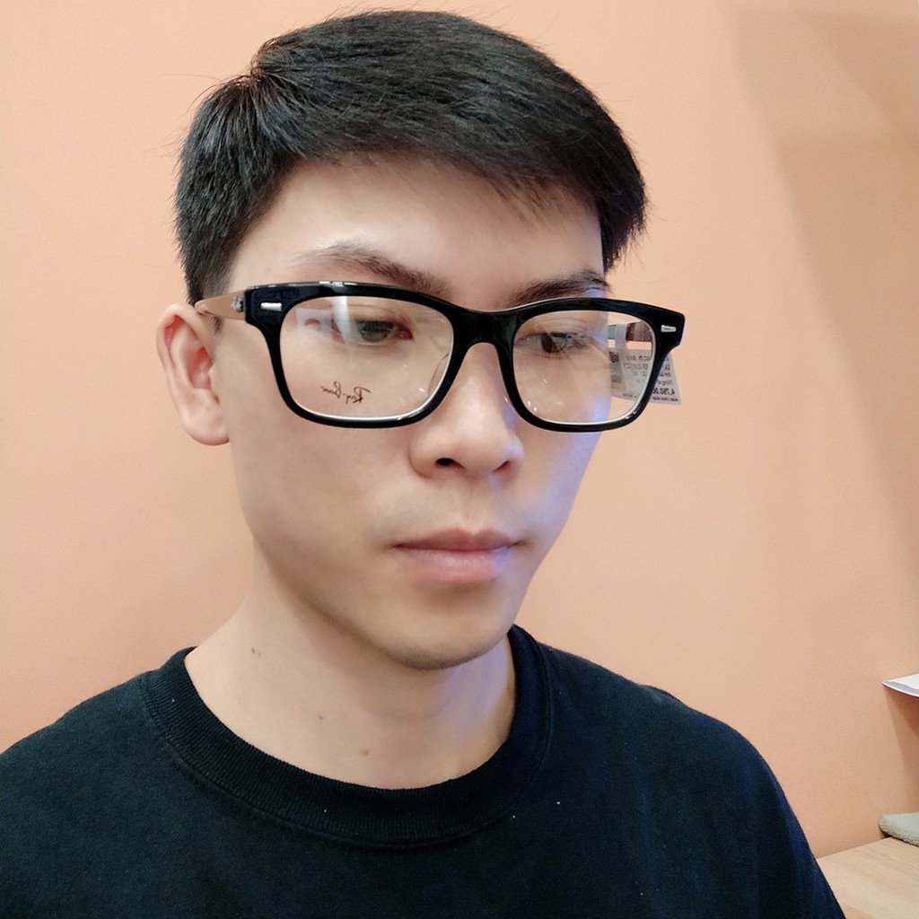 (Hàng chính hãng) Gọng kính nam nữ Rayban RB5383F 8089 màu sắc thời trang, thiết kế dễ đeo bảo vệ mắt