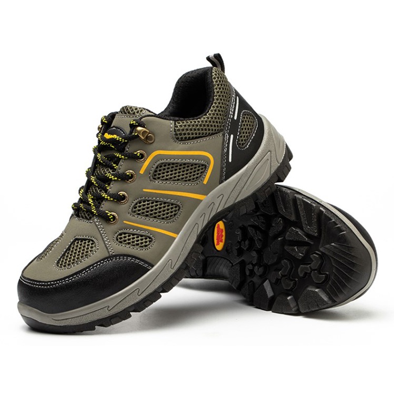 Giày Bảo Hộ Thể Thao Chống Tĩnh Điện ESD (Mã 829) Mũi Thép Đế Thép Chống Đập Chống Đâm Thoáng Khí